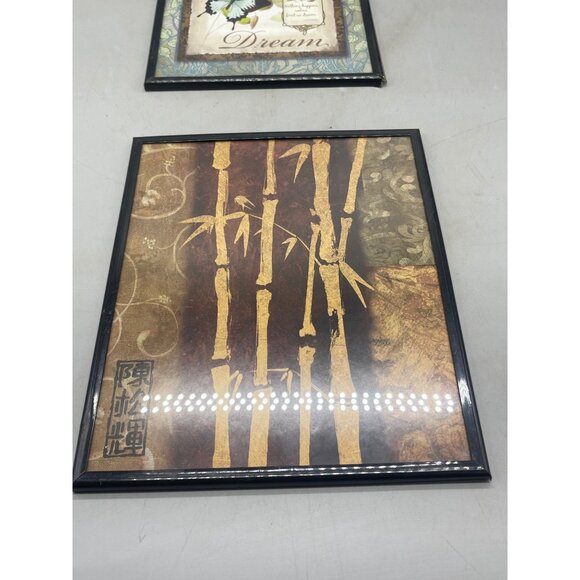 set of 2 Special Moments Wall Art Reproduction black metal frames DREAM READ - Picture 3 of 6